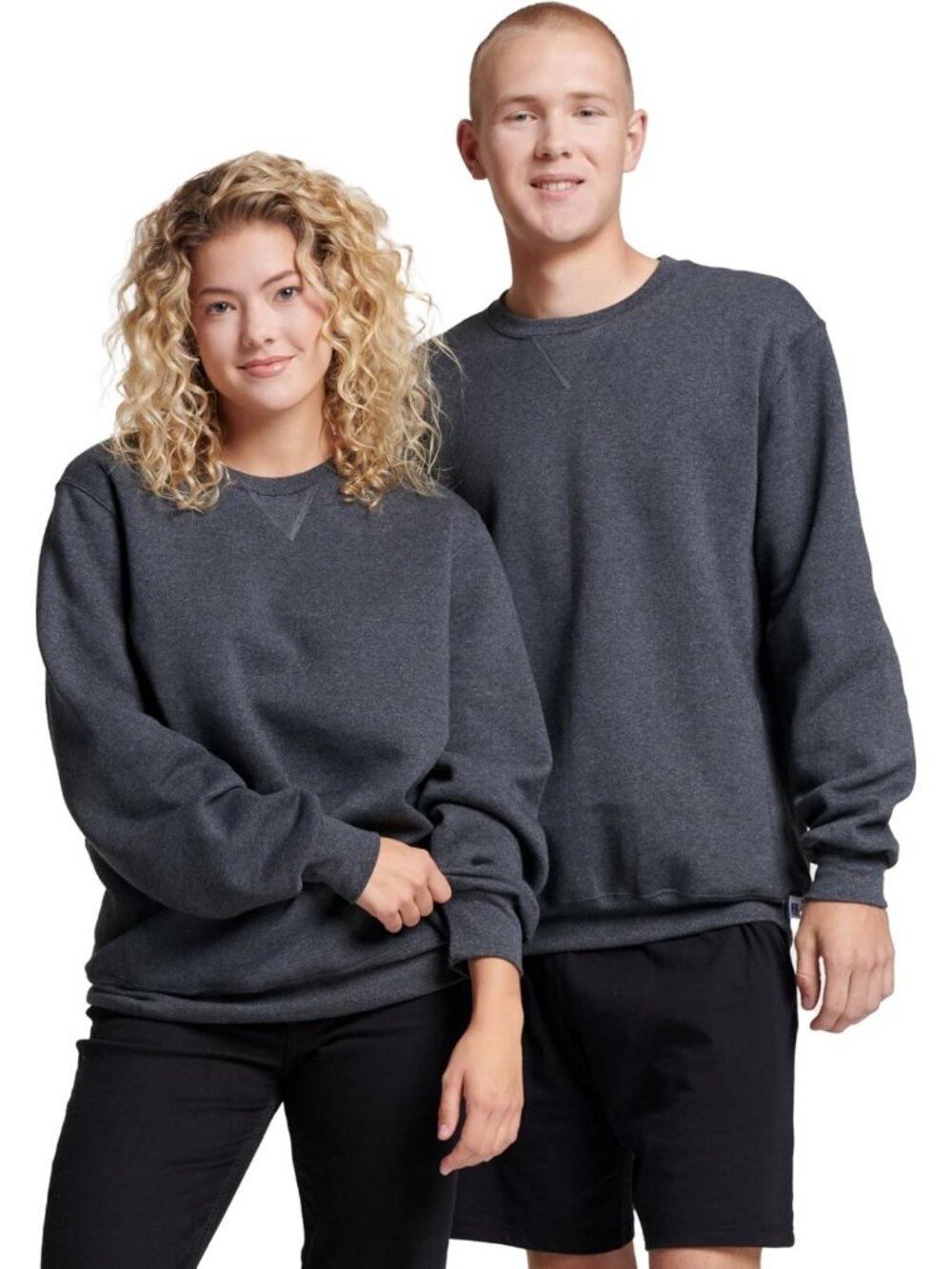 Cozy Men's Dri-Power Fleece Sweatshirt, Moisture-Wicking Cotton Blend, Relaxed